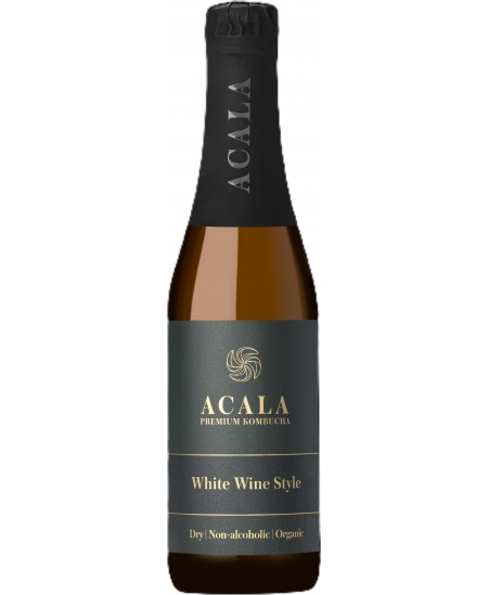 Ekologiškas gaivusis arbatos gėrimas ACALA White Wine Style, 330 ml, LT-EKO-001