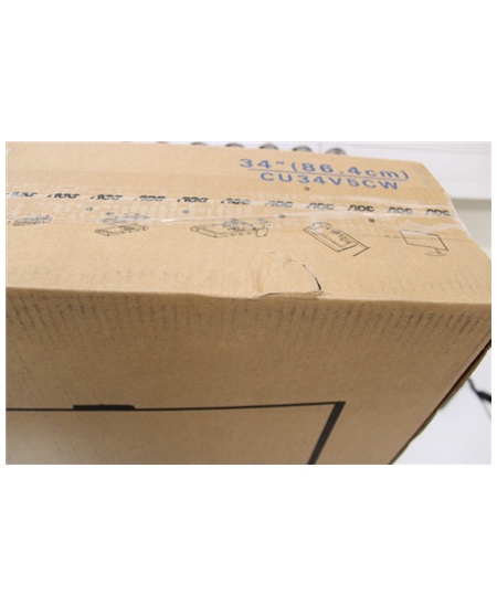SALE OUT.  | CU34V5CW/BK | 34 " | VA | 21:9 | 100 Hz | 4 ms | 3440 x 1440 pixels | HDMI ports quantity 1 | DAMAGED PACKAGIN