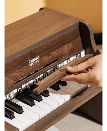 CLASSIC WORLD Drewniane Pianino Klasyczne + Książeczka do Nauki