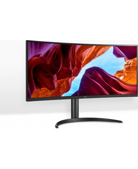 LG Curved Monitor 34WQ75C-B 34 ", IPS, QHD, 3440 x 1440, 21:9, 5 ms, 300 cd/m², Black, 60 Hz, HDMI ports quantity 2