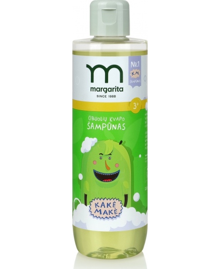 Ekologiškas šampūnas MARGARITA Kakė Makė, vaikams, obuolių kvapo, 250 ml