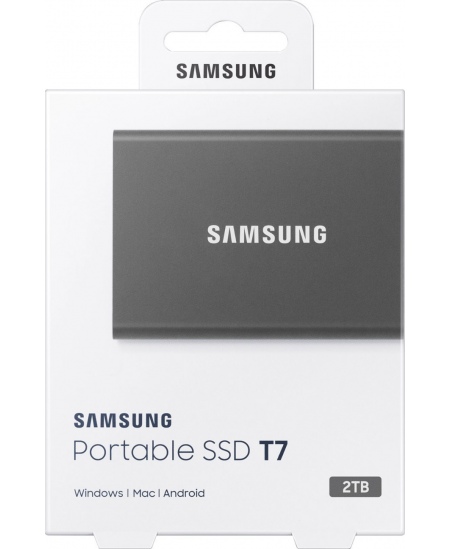 Portable SSD | T7 | 2000 GB | USB 3.2 | Gray