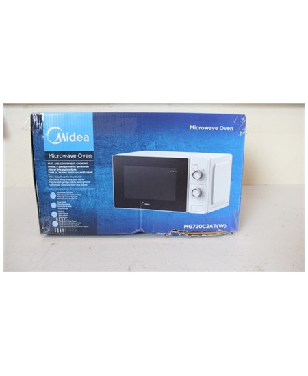 SALE OUT. Midea MG720C2AT Microwave oven with Grill, Microwave 700 W, Grill 1000 W, 20 L, White, DAMAGED PACKAGING | Microwave o