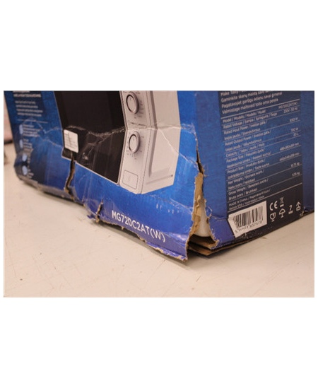 SALE OUT. Midea MG720C2AT Microwave oven with Grill, Microwave 700 W, Grill 1000 W, 20 L, White, DAMAGED PACKAGING | Microwave o