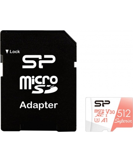 Silicon Power Superior | 512 GB | microSDXC | Flash memory class 10