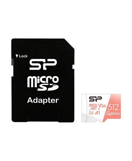 Silicon Power Superior | 512 GB | microSDXC | Flash memory class 10