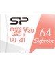 Silicon Power Superior | 64 GB | microSDXC | Flash memory class 10