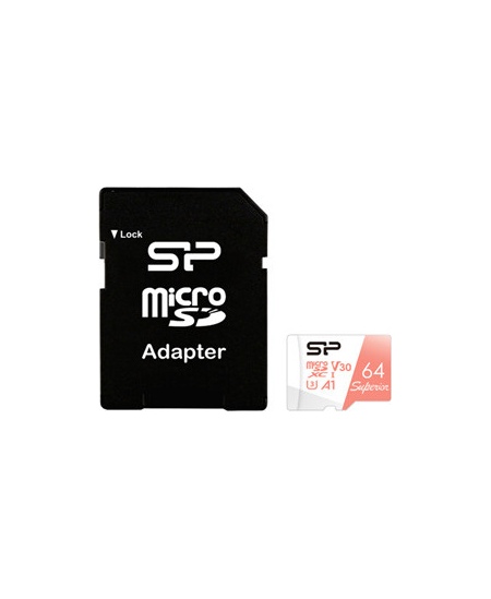 Silicon Power Superior | 64 GB | microSDXC | Flash memory class 10