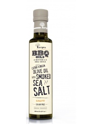 Alyvuogių aliejus KARPEA, BBQ, extra virgin, su rūkyta jūros druska, 250 ml