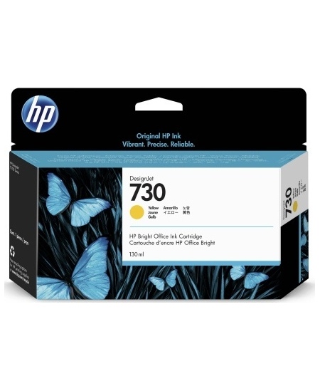 HP 730 (P2V64A) Rašalinė kasetė, Geltona