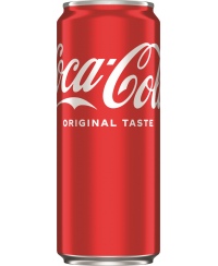 Gazuotas gaivusis gėrimas COCA COLA, 0,33 l, skardinė D