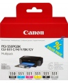 Canon PGI-550/CLI-551 (6496B005) Rašalinių kasečių komplektas, PGBK/C/M/Y/BK/GY