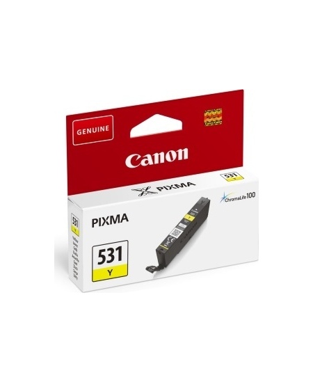 Canon CLI-531Y (6121C001) Rašalinė kasetė, Geltona