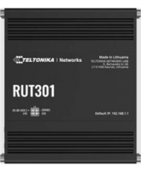 Ethernet Router | RUT301 | No Wi-Fi | 10/100 Mbit/s | Ethernet LAN (RJ-45) ports 5 | Mesh Support No | MU-MiMO No | No mobile br