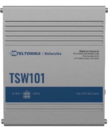 Teltonika Automotive Switch, 5 ports | TSW101 | Unmanaged | Wall-mountable