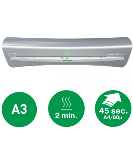 Laminavimo aparatas LEITZ Home Office A3, pilkos sp.