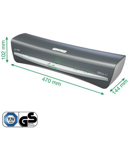 Laminavimo aparatas LEITZ Office A3, sidabro  sp.