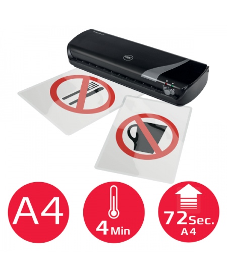 Laminavimo aparatas GBC Inspire+, A4, juodas