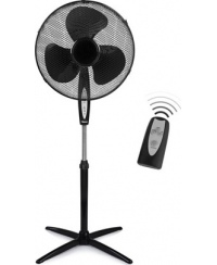 Tristar | Fan | VE-5899 | Stand Fan | Black | Diameter 40 cm | Number of speeds 3 | Oscillation | 45 W | Remote control