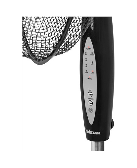 Tristar | Fan | VE-5899 | Stand Fan | Black | Diameter 40 cm | Number of speeds 3 | Oscillation | 45 W | Remote control