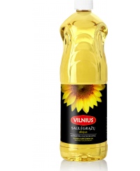 Saulėgrąžų aliejus VILNIUS, rafinuotas, 1 l