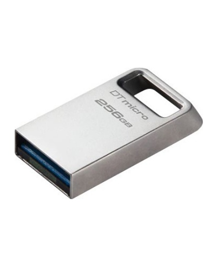 Kingston | USB 3.2 Flash Drive | DataTraveler micro | 256 GB | USB 3.2 | Silver