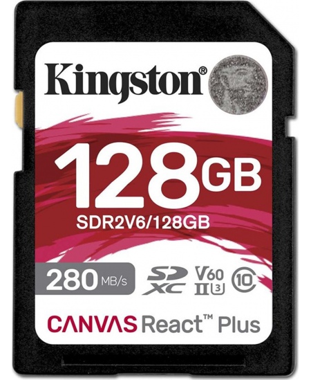 Kingston | UHS-II Video Speed Class (V60) | 128 GB | SD | Flash memory class Class 10, UHS-II, U3, V60
