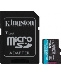 Kingston | Canvas Go! Plus | 128 GB | microSD | Flash memory class Class 10, UHS-I, U3, V30, A2