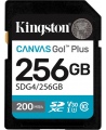 Kingston | Canvas Go! Plus | 256 GB | SD | Flash memory class Class 10, UHS-I, U3, V30
