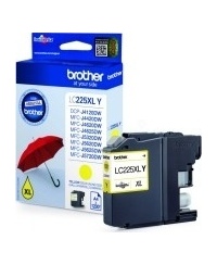 Brother LC225XL (LC225XLY) Rašalinė kasetė, Geltona