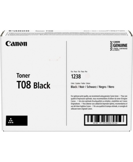 Canon T08 (3010C006), juoda kasetė