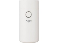 Adler | Coffee grinder | AD4446wg | 150 W | Coffee beans capacity 75 g | Lid safety switch | White
