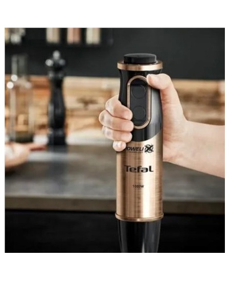 TEFAL HB656G10 | Hand Blender | 1000 W | Number of speeds 20 | Black/Copper