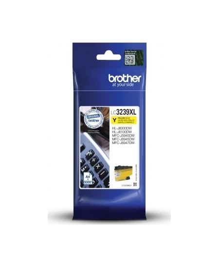 Brother LC3239XL (LC3239XLY) Rašalinė kasetė, Geltona