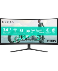 Philips 34M2C3500L/00 | 34 " | VA | 21:9 | 180 Hz | 1 ms | 3440 x 1440 pixels | 300 cd/m² | HDMI ports quantity 2 | Warran