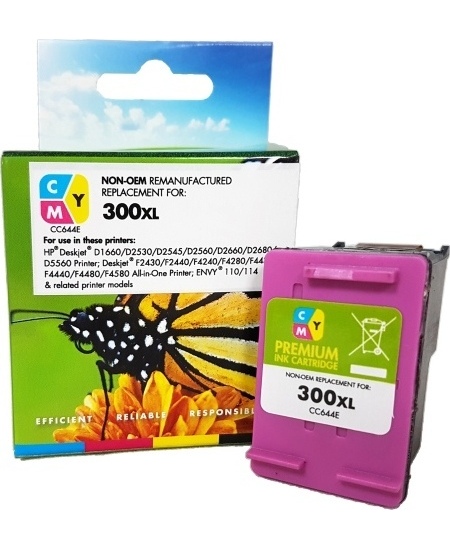 Neoriginali Static Control HP 300 XL (CC644EE), trispalvė kasetė