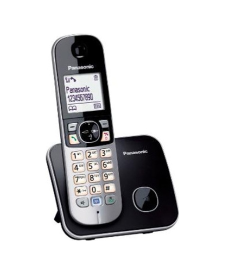 Panasonic | Cordless | KX-TG6811FXB | Built-in display | Caller ID | Black | Conference call | Phonebook capacity 120 entries | 