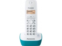 Panasonic | Cordless phone | KX-TG1611FXC | Built-in display | Caller ID | White | Conference call | Wireless connection