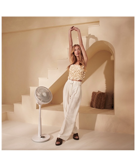 Duux | Fan | Whisper 2 | Stand Fan | White | Diameter 34 cm | Number of speeds 26 | Oscillation | 1.6-19 W | Remote control