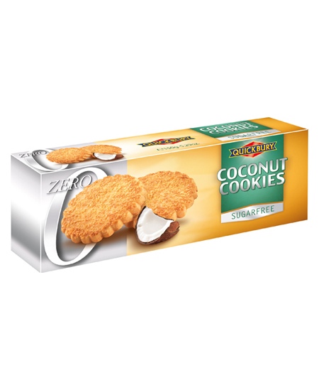 Sausainiai kokosų skonio, be cukraus, 130 g