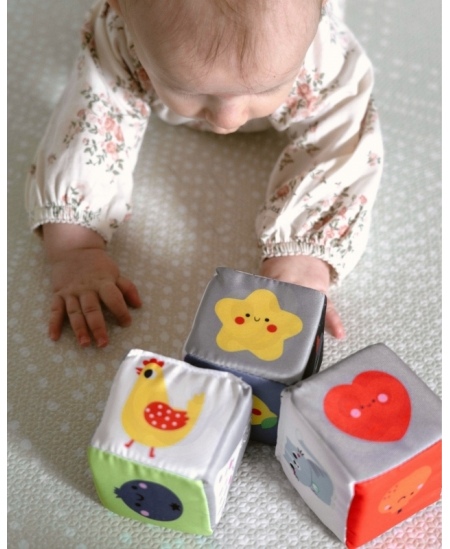 TOOKY TOY Box Pudełko XXL Montessori Edukacyjne 6w1 Sensoryczne 3-4 Mies