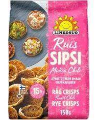 Ruginiai duonos traškučiai LINKOSUO, saldžiarūgščio skonio, 150 g