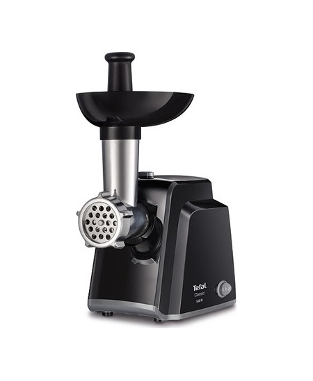 TEFAL | Meat mincer | NE105838 | Black | 1400 W | Number of speeds 1 | Throughput (kg/min) 1.7 | The set includes 3 stainless st