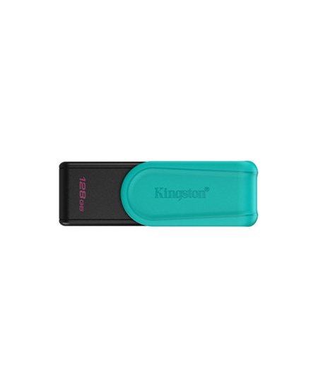 Kingston USB Flash Drive | DataTraveler Exodia S | 128 GB | USB 3.2 Gen 1 | Black/Turquoise