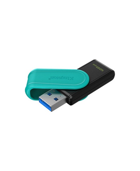 Kingston USB Flash Drive | DataTraveler Exodia S | 128 GB | USB 3.2 Gen 1 | Black/Turquoise