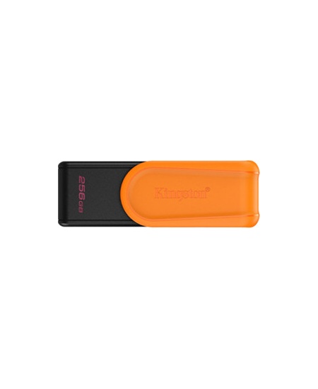 Kingston USB Flash Drive | DataTraveler Exodia S | 256 GB | USB 3.2 Gen 1 | Black/Orange