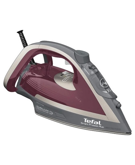 TEFAL | FV6870E0 | Steam Iron | 2800 W | Water tank capacity 270 ml | Continuous steam 40 g/min | Red/Grey