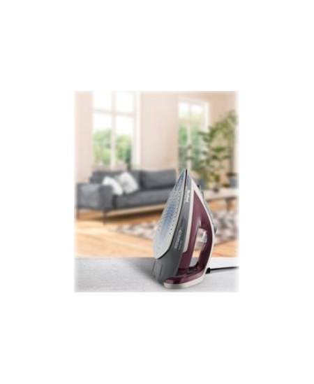 TEFAL | FV6870E0 | Steam Iron | 2800 W | Water tank capacity 270 ml | Continuous steam 40 g/min | Red/Grey