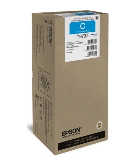 Epson T9732 XL (C13T97320N) Rašalinė kasetė, Žydra
