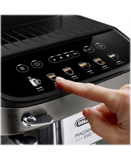 Delonghi | Coffee Maker | ECAM 290.42.TB Magnifica Evo | Pump pressure 15 bar | Built-in milk frother | Automatic | 1450 W | Sil
